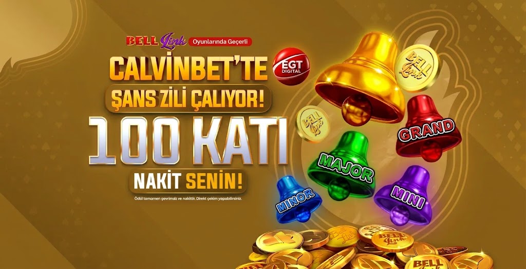 Çanlar Calvinbet’te ÇalıyorEkranı doldur, Ödülünü Al!